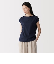 婦人 天竺編みフレンチスリーブTシャツ