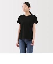 婦人　天竺編みクルーネック半袖Ｔシャツ