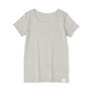 キッズ フライス編みクルーネック半袖Tシャツ【インナー】