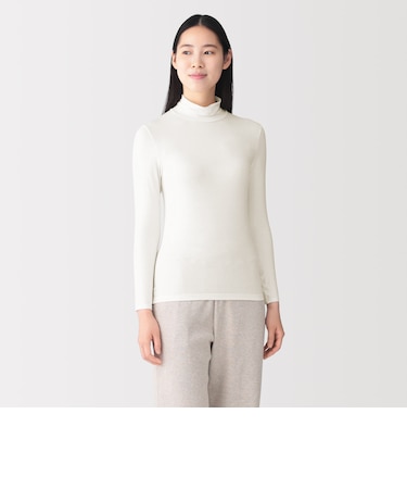婦人　着るスキンケア　タートルネック長袖Ｔシャツ