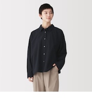 婦人 まっすぐ仕立てた 長袖シャツ