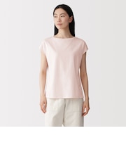 婦人 天竺編みフレンチスリーブTシャツ