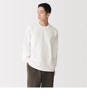 紳士 洗いざらし太番手クルーネック長袖Tシャツ