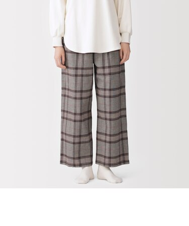 婦人　フランネル　ルームロングパンツ