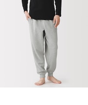 紳士　綿　裏毛スウェット　ルームロングパンツ