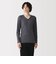 紳士　あったか綿　Ｖネック長袖Ｔシャツ