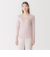 婦人　あったか綿　厚手　Ｕネック八分袖Ｔシャツ