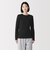 婦人　あったか綿　厚手ジャカード　クルーネック長袖Ｔシャツ