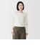 婦人　あったか綿　厚手ジャカード　クルーネック長袖Ｔシャツ