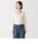婦人　あったか綿　厚手ジャカード　Ｕネック長袖Ｔシャツ