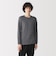 紳士　あったか綿　厚手　クルーネック長袖Ｔシャツ