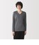 紳士　あったか綿　厚手　Ｖネック長袖Ｔシャツ