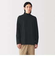 紳士　起毛天竺編みハイネック長袖Ｔシャツ