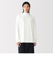 紳士　起毛天竺編みハイネック長袖Ｔシャツ