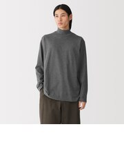 紳士　起毛天竺編みハイネック長袖Ｔシャツ