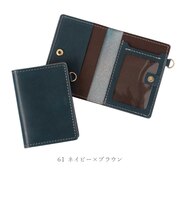 栃木レザー”ジーンズ”　二つ折りパスケース