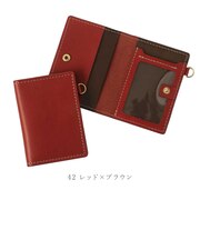 栃木レザー”ジーンズ”　二つ折りパスケース