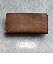 イタリアンレザー”プエブロ”　ラウンドジップウォレット