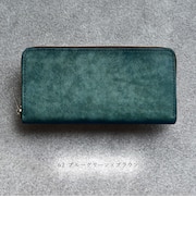 イタリアンレザー”プエブロ”　ラウンドジップウォレット