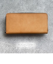 イタリアンレザー”プエブロ”　ラウンドジップウォレット