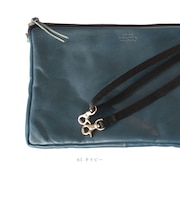 栃木レザー”ジーンズ”　ショルダーポーチ