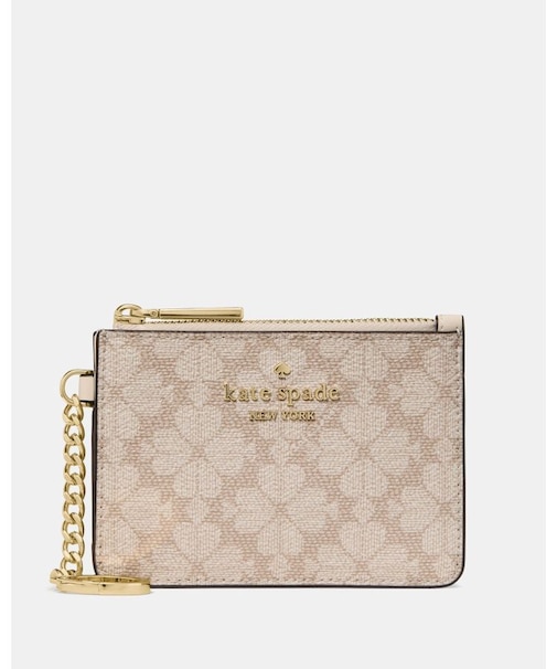 スペード フラワー キー リング カード ホルダー