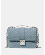 キャリー デニム スモール フラップ クロスボディ