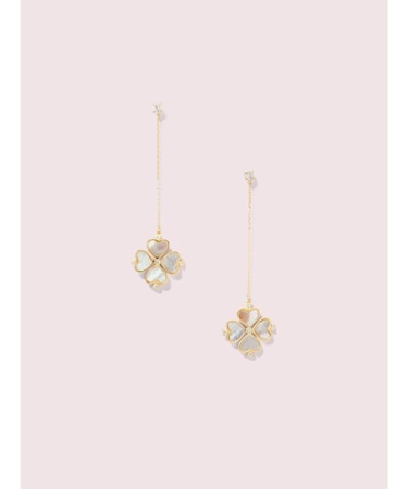 デミ ファイン レガシー ロゴ スペード フラワー リニア ピアス