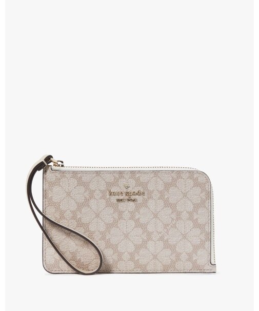 ルーシー スペード フラワー スモール L-ジップ リスレット