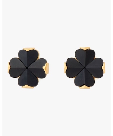 スペード フラワー ピアス