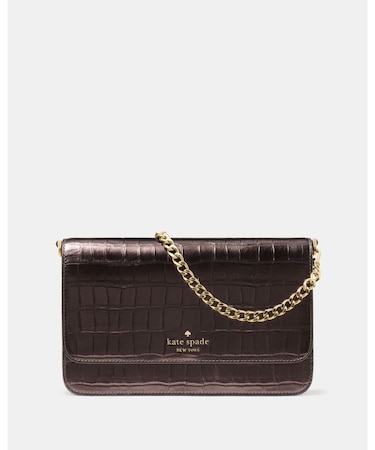 マディソン クロコエンボス ウィロー ミディアム コンバーチブル クロスボディ