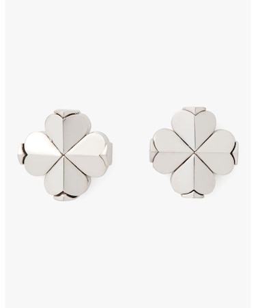 スペード フラワー ピアス