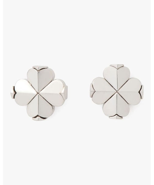 スペード フラワー ピアス