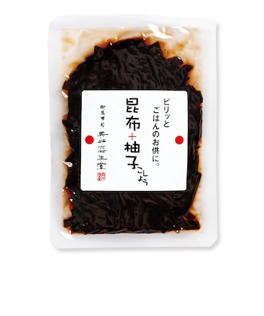 昆布+柚子こしょう 袋入 125g
