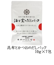 昆布と鰹のだしパック 7包