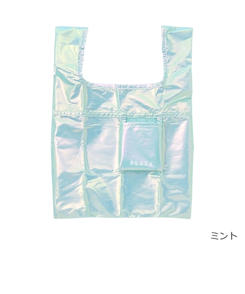 PLAZA メタリックエコバッグ ミニ