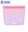 PLAZA BASICS シリコンバッグ Lサイズ ピンクパープル