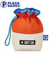 PLAZA BASICS ミニ巾着 ランチポーチ