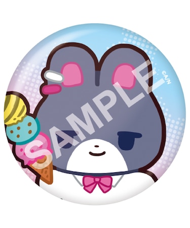 缶バッジ　にじたうん　つきのみと