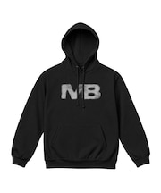 MB LOGO HOODIE by mamy Black【2026年11月16日までにお届け予定】