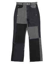 PATCHWORK DENIM PANTS