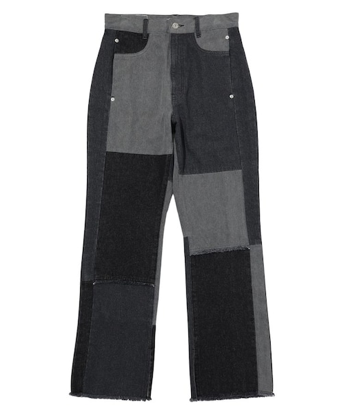 PATCHWORK DENIM PANTS