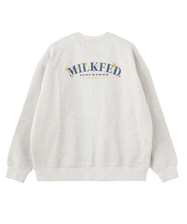 STARS AND LOGO WIDE CREW SWEAT