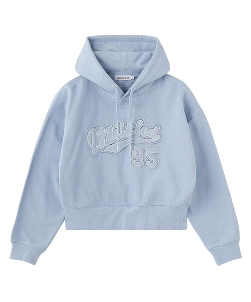 STITCHED LOGO SHORT HOODIE