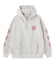 MELTY HEART WIDE HOODIE SWEAT