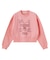 STITCHED HEART LOGO SHORT CREW SWEAT