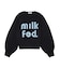 MILKFED LOGO KNIT TOP