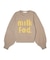 MILKFED LOGO KNIT TOP