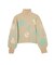 JACQUARD LOGO KNIT TOP