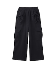 GATHERED POCKET SWEAT CARGO PANTS